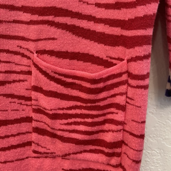 Mini boden zebra striped sweater dress - Picture 5 of 11